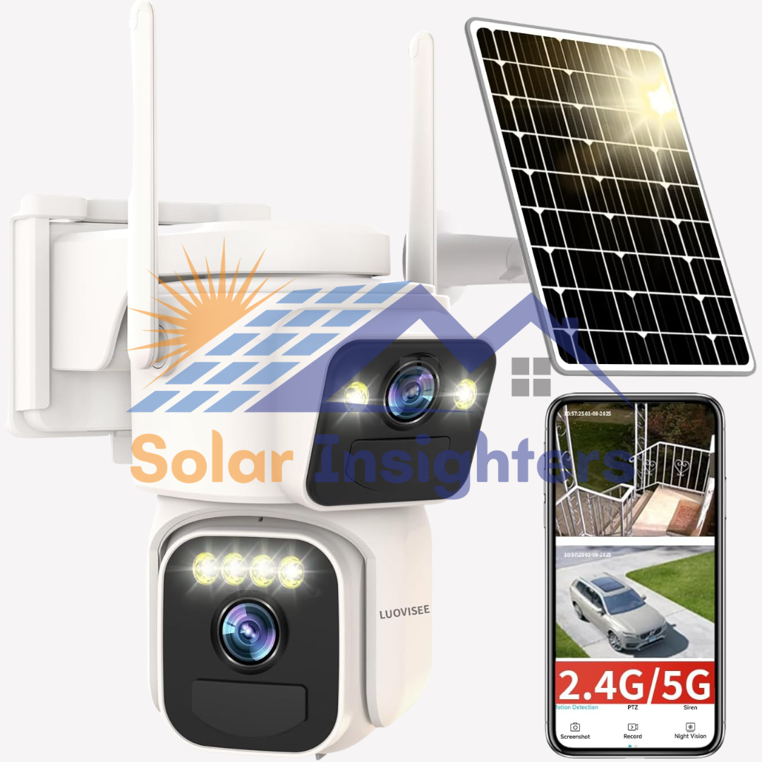 Luovisee Wireless Solar Security Cameras