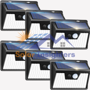 Peasur 6 Pack Solar Powered Fence Light