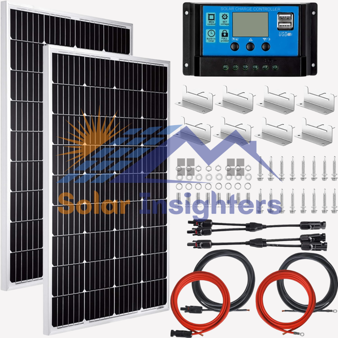 Pikasola 200 Watt Solar Panel Kit for Home