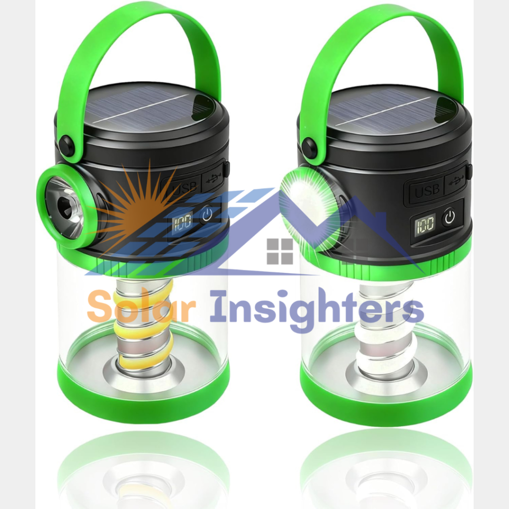 Portable LED Camping Lantern with Flashlight