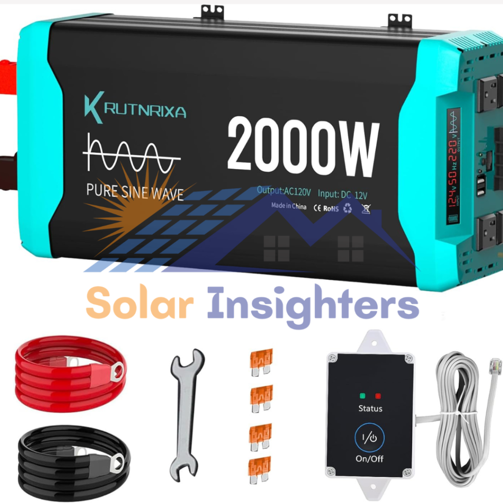 RUTNRIXA 2000W Pure Sine Wave Inverter