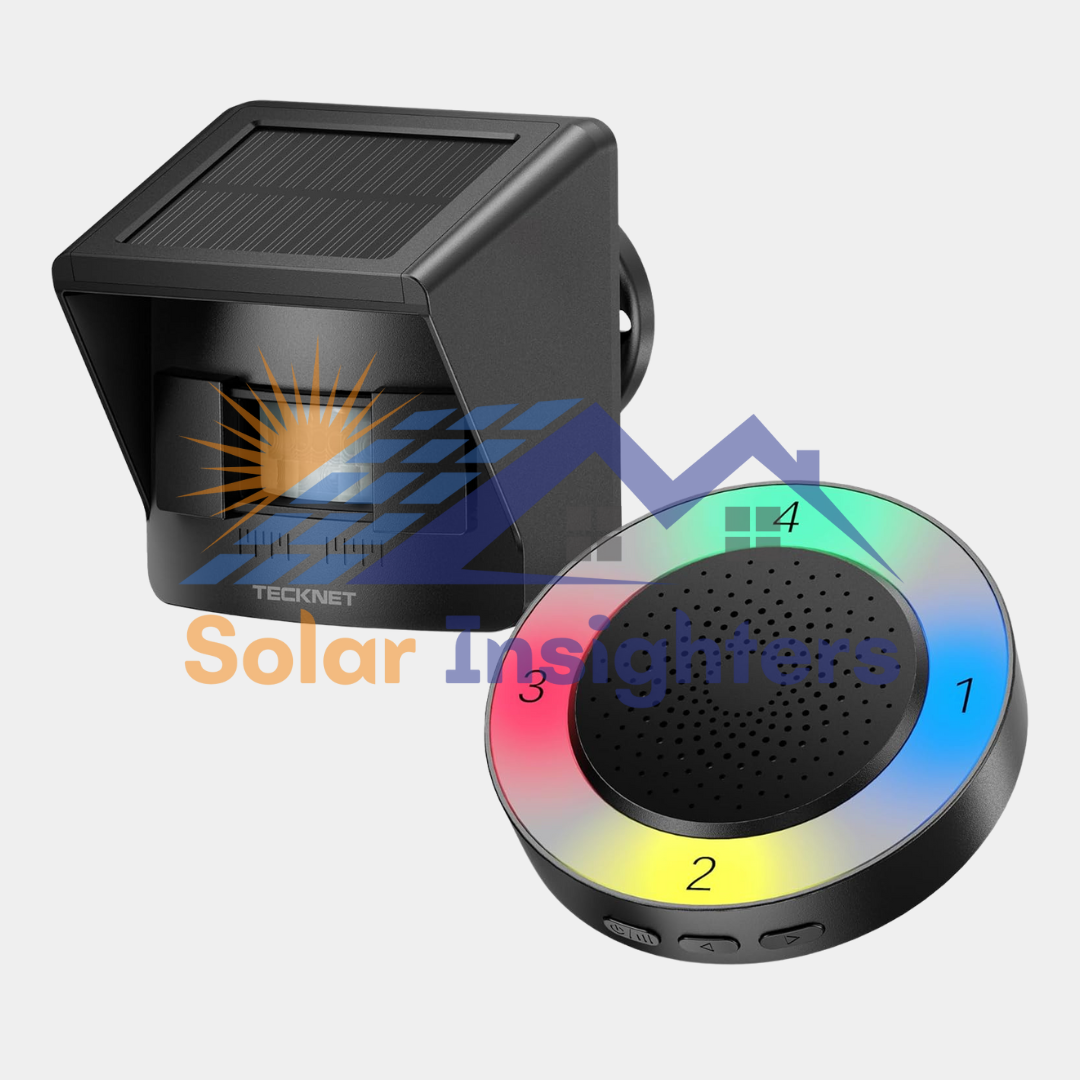 TECKNET Solar Wireless Driveway Alarm