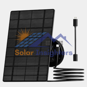ZUMIMALL 3W Solar Panel for Outdoor Camera
