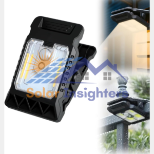 linseyCove Outdoor Solar Clip Light with Motion Sensor
