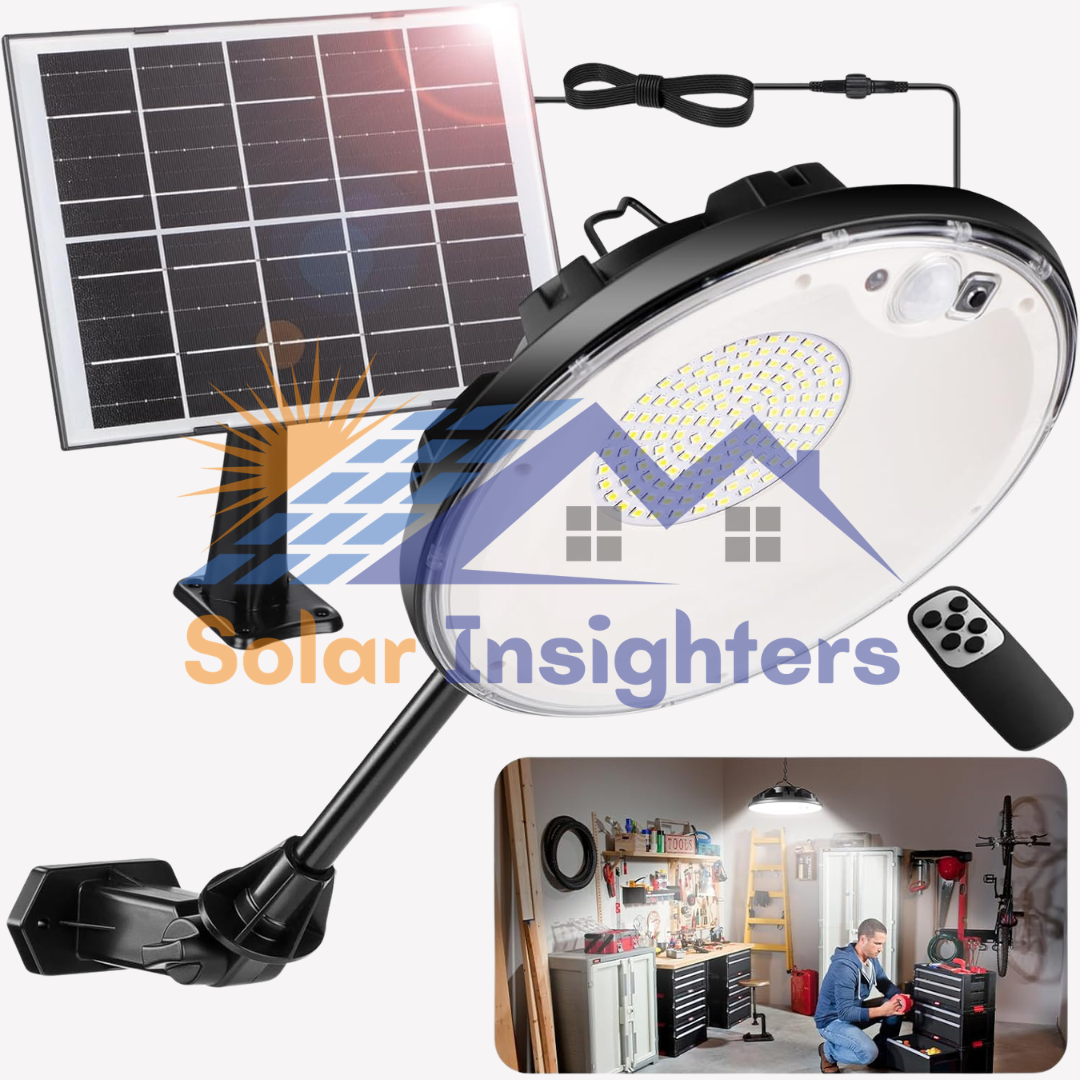 Ropelux Solar Flood Lights with Remote
