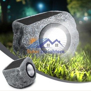 1 Pack Solar Rock Lights Outdoor