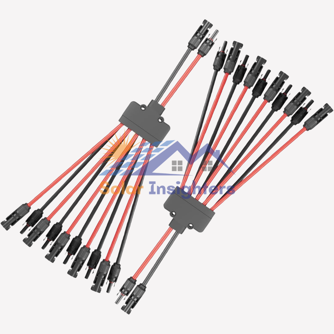 10 Solar Parallel Connector for 5 Solar Panels
