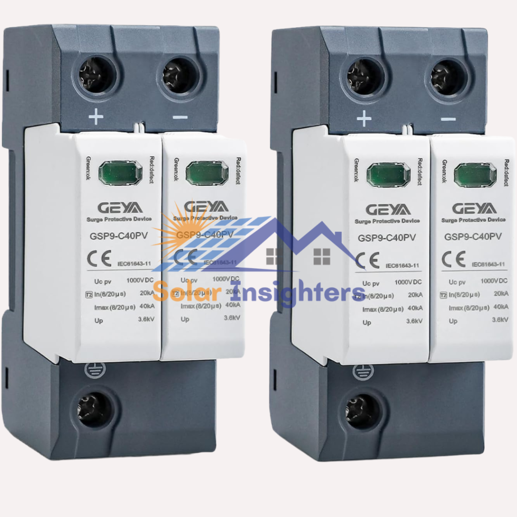 1PCS 40KA Voltage Surge Solar Protector