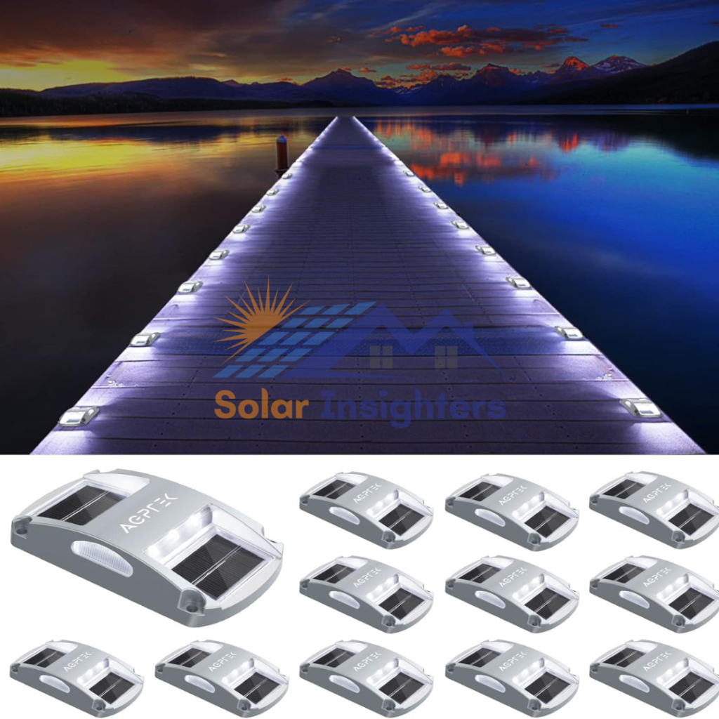 AGPTEK 12 Pack Solar Driveway Lights For Pathway