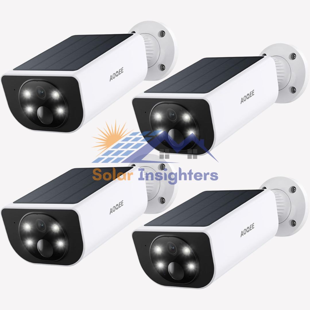 AOQEE Solar Cameras Security with AI Motion Detection