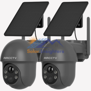 ARCCTV Wireless Solar Security Cameras with Spotlight