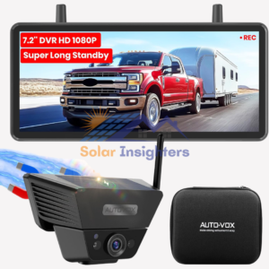 AUTO VOX Wireless Solar Backup Camera Magnetic