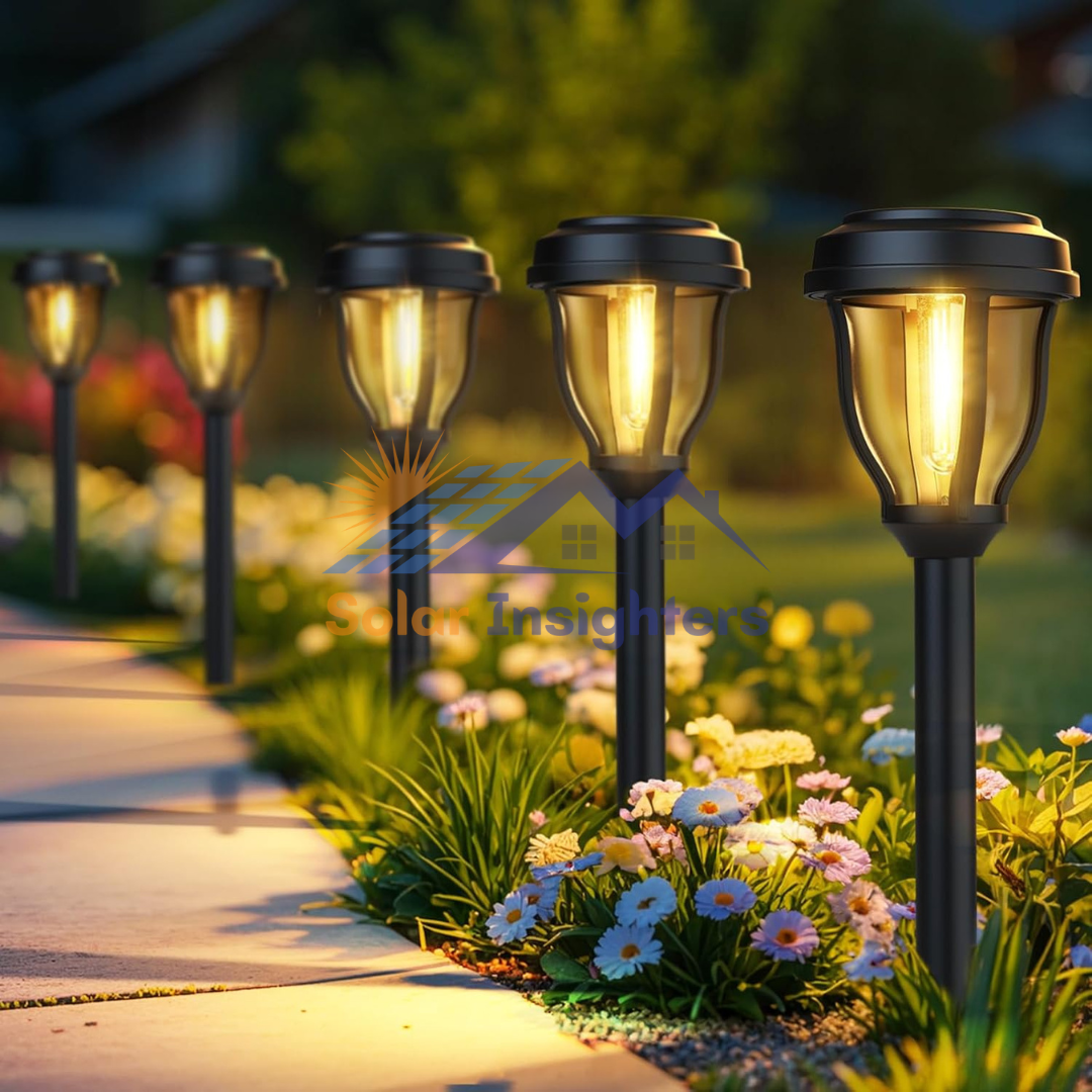 DERAYSION Pathway 12 Pack Solar Lights