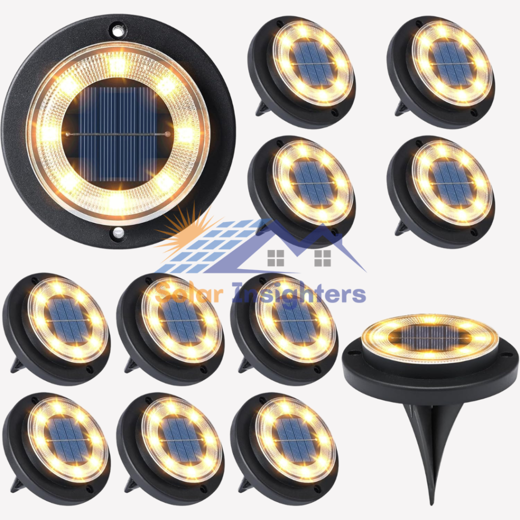 Flacchi 12 Pack Solar Powered Ground Lights