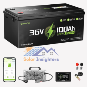 GREENOE 36V 100Ah Lithium Battery For Solar