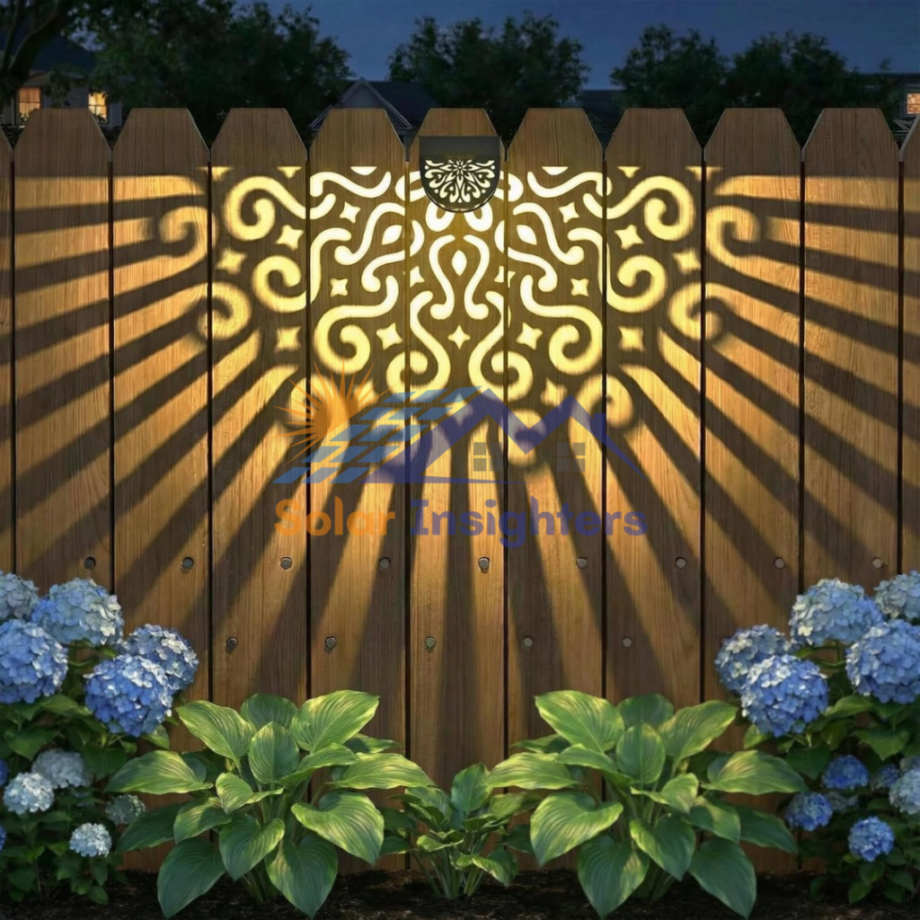 Hapjoy 4 Pack Solar Step Fence Wall Lights