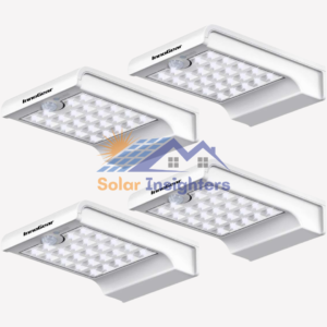 InnoGear Gutter 4 Pack Solar Wall Mount Lights
