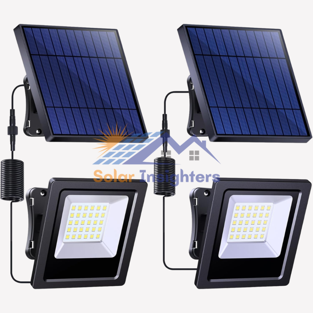 Lightonight 2 Pack Solar Flood Wall Lights