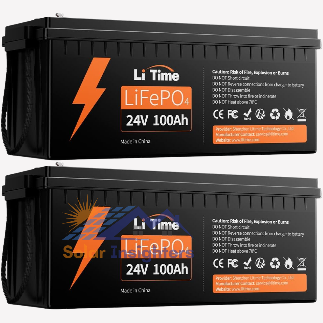 Litime 100Ah LiFePO4 Lithium Battery For Solar