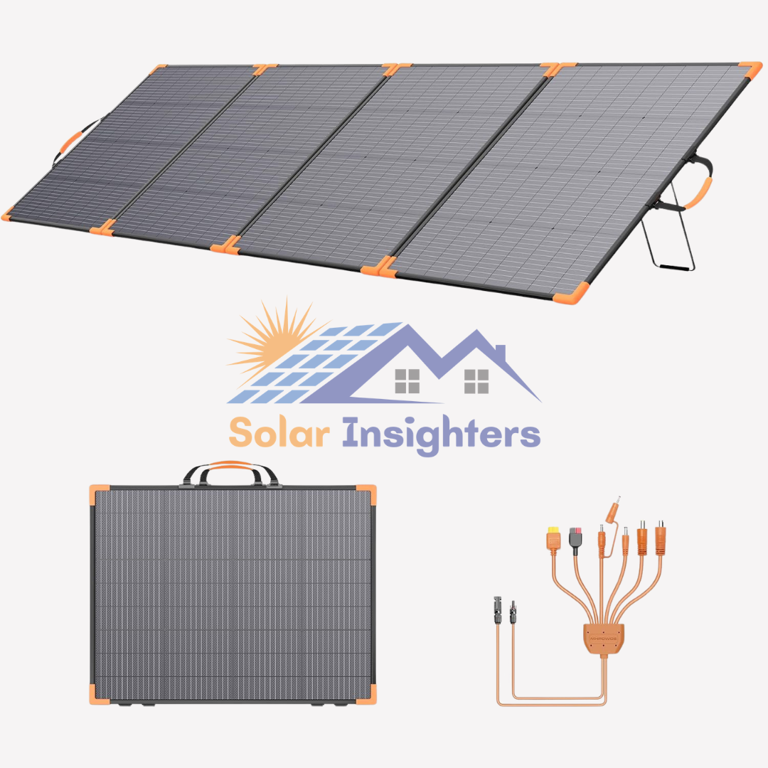 MHPOWOS 400W Bifacial Portable Solar Panel