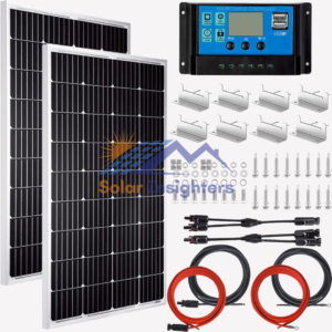 Pikasola 200 Watt Solar Panel Kit for Home