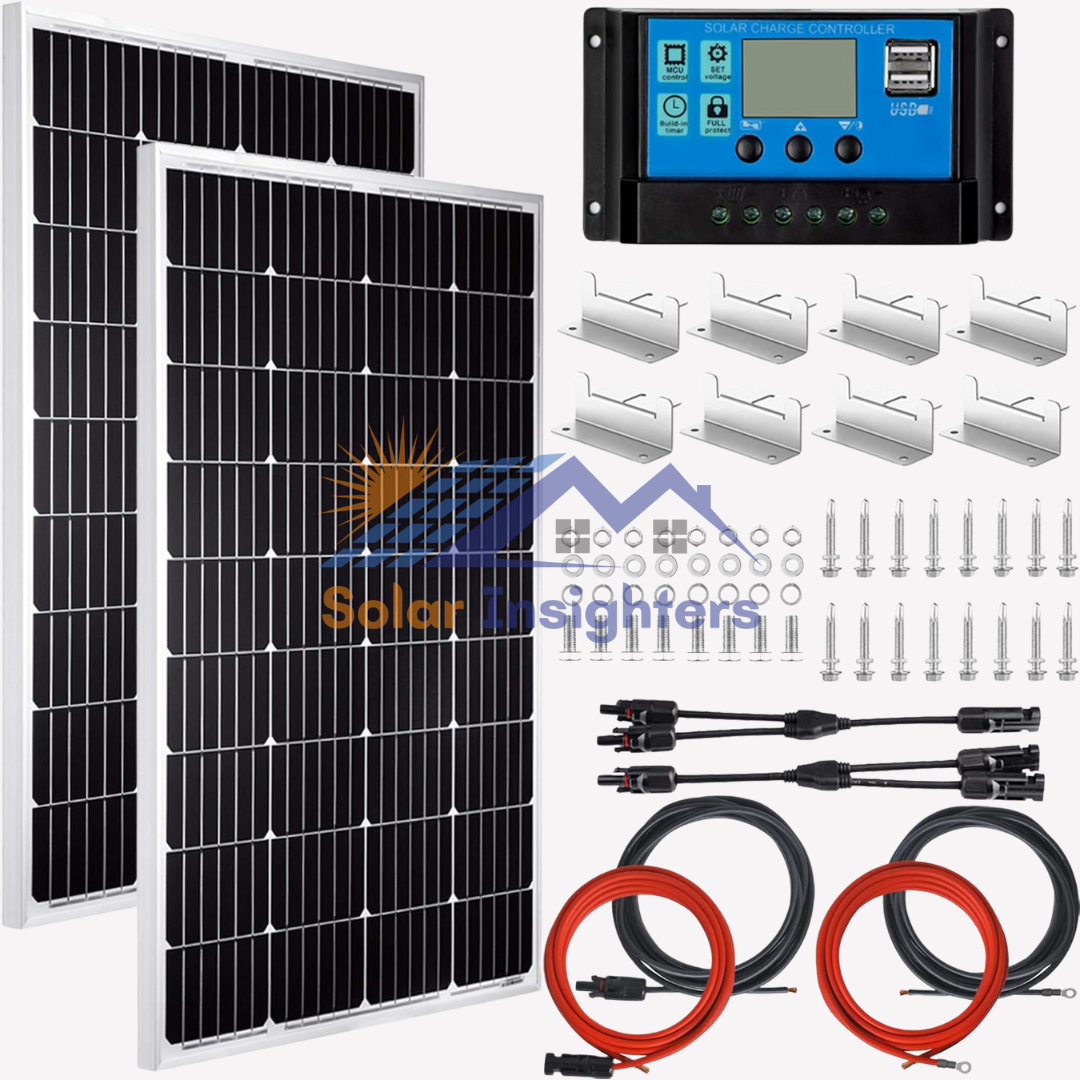 Pikasola 200 Watt Solar Panel Kit for Home