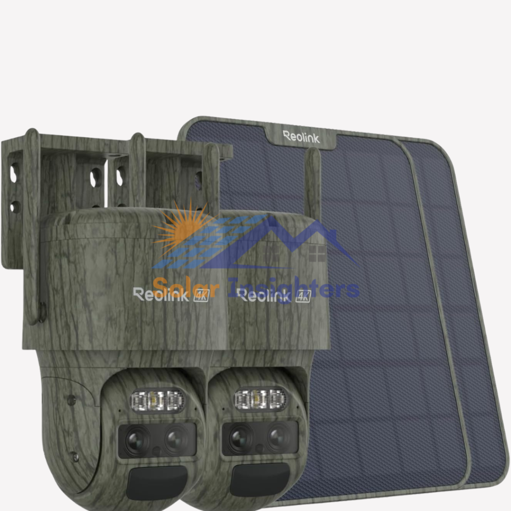 REOLINK 4G LTE 4K Dual Lens Trail Security Camera