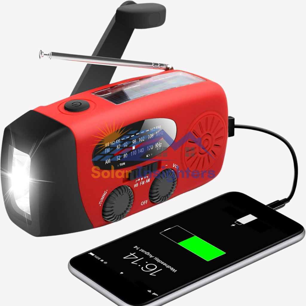 RunningSnail Emergency Hand Crank Radio With Flashlight