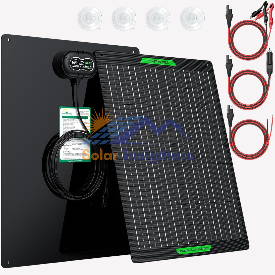 SUNER POWER 30W Solar Panel For Battery Charge