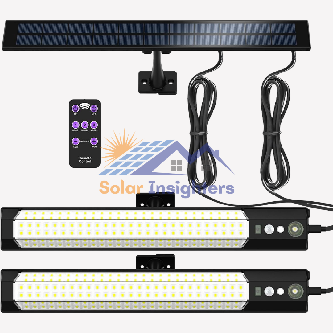Solar High Brightness Light With Motion Sensor