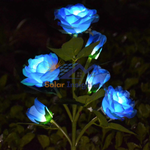 Solar Powered Decorative Rose Garden Stake Lights