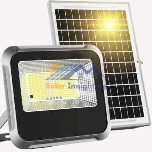 Solar Powered Security Flood Light For Outside