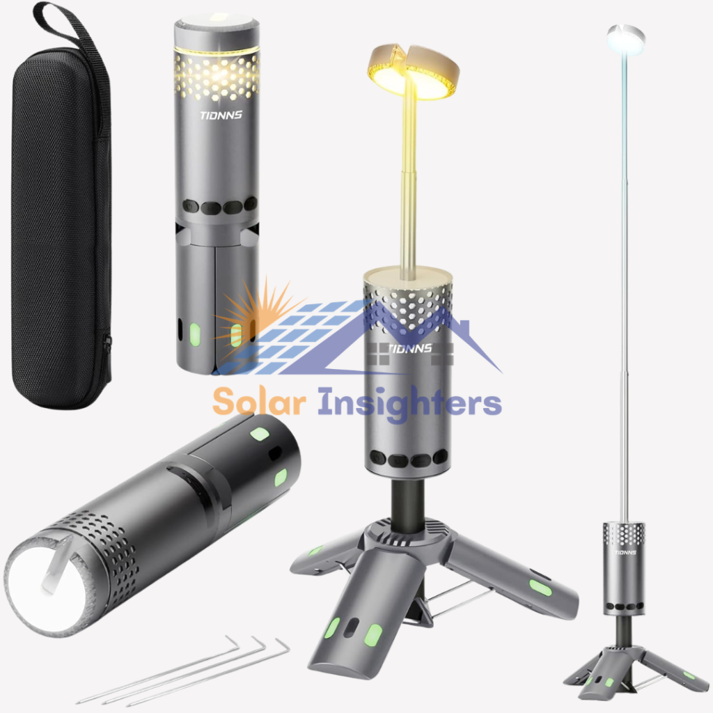 TIDNNS Detachable Camping Lantern with Stand