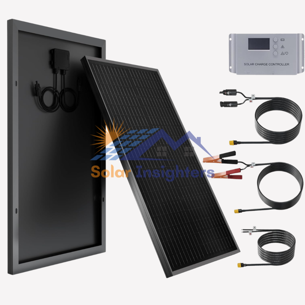WUZECK 50W 12V Solar Panel Kit With Charge Controller