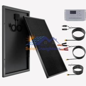 WUZECK 50W 12V Solar Panel Kit With Charge Controller