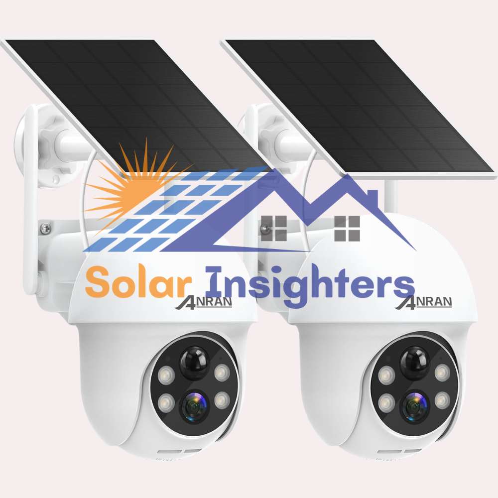 2 Pack ANRAN 2K Wireless Solar Security Camera