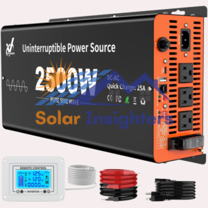 2500 Watt Sump Pump Battery Backup System