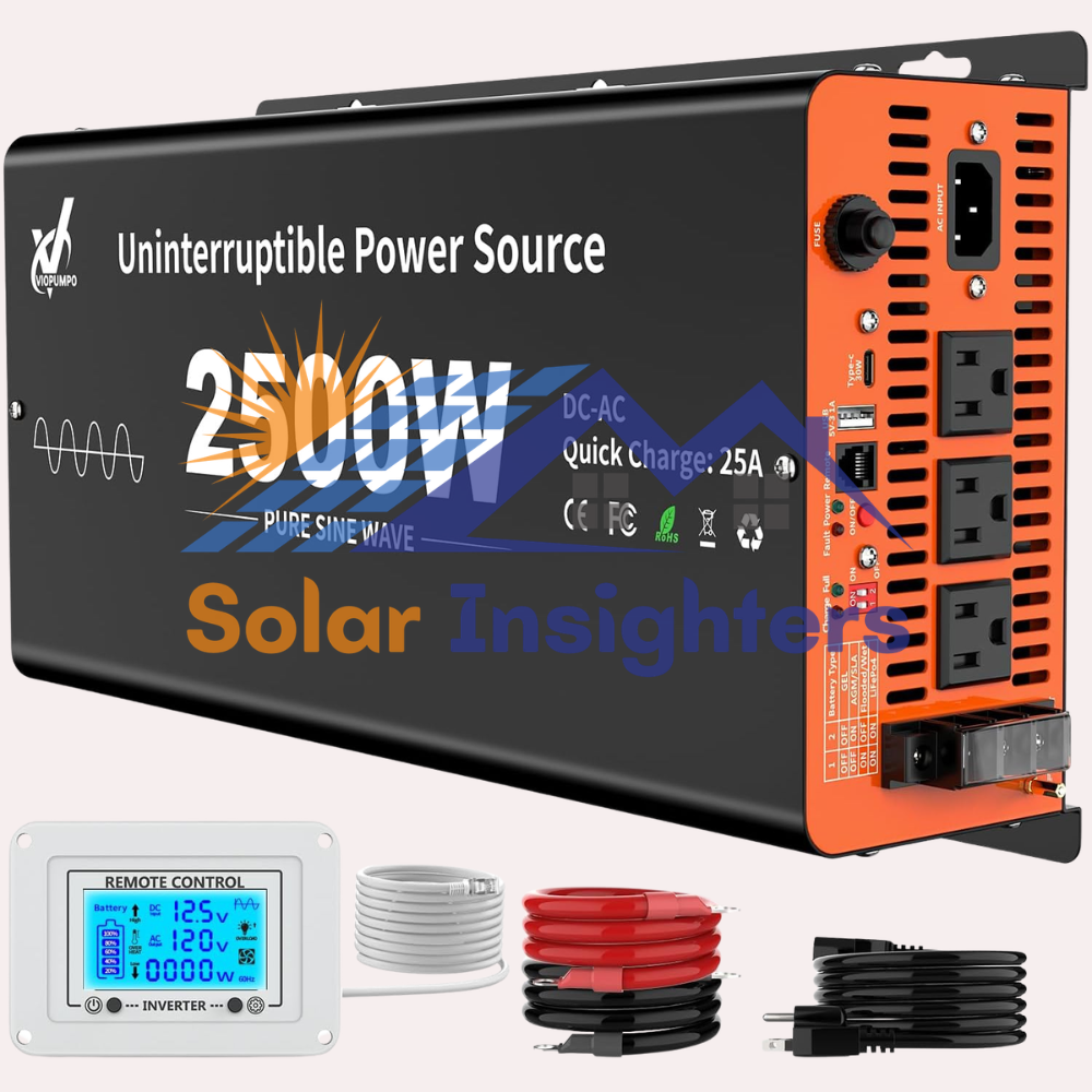 2500 Watt Sump Pump Battery Backup System