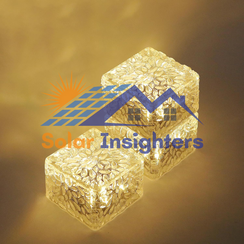 3 Pack LED Light Brick Garden Decor