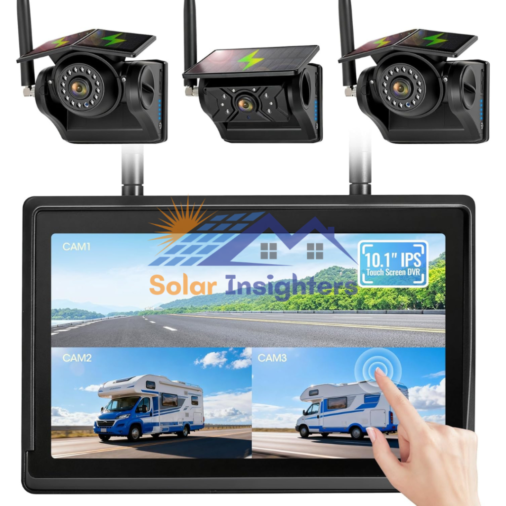 3 Solar Magnetic Wireless Camera System With Night Vision