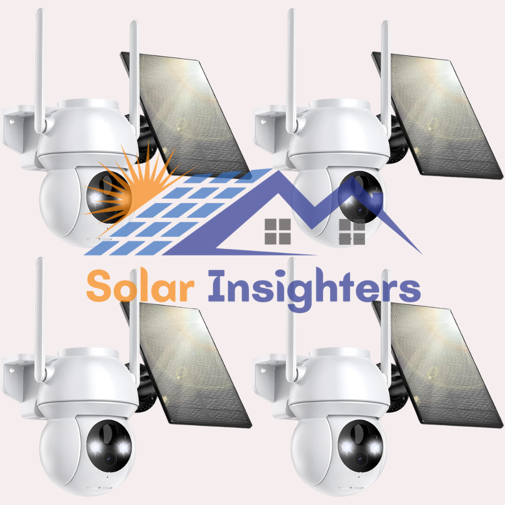4 Pack Solar Security Camera With 2K HD Color