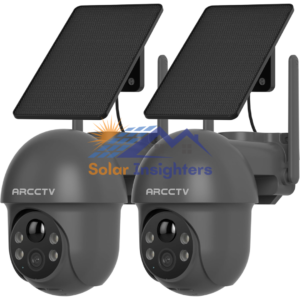 ARCCTV Solar Security Cameras with Spotlight