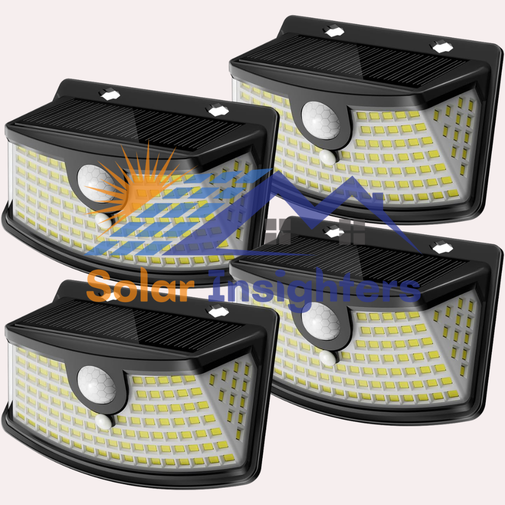 Aootek 4 Pack Solar Lights with Light Reflector