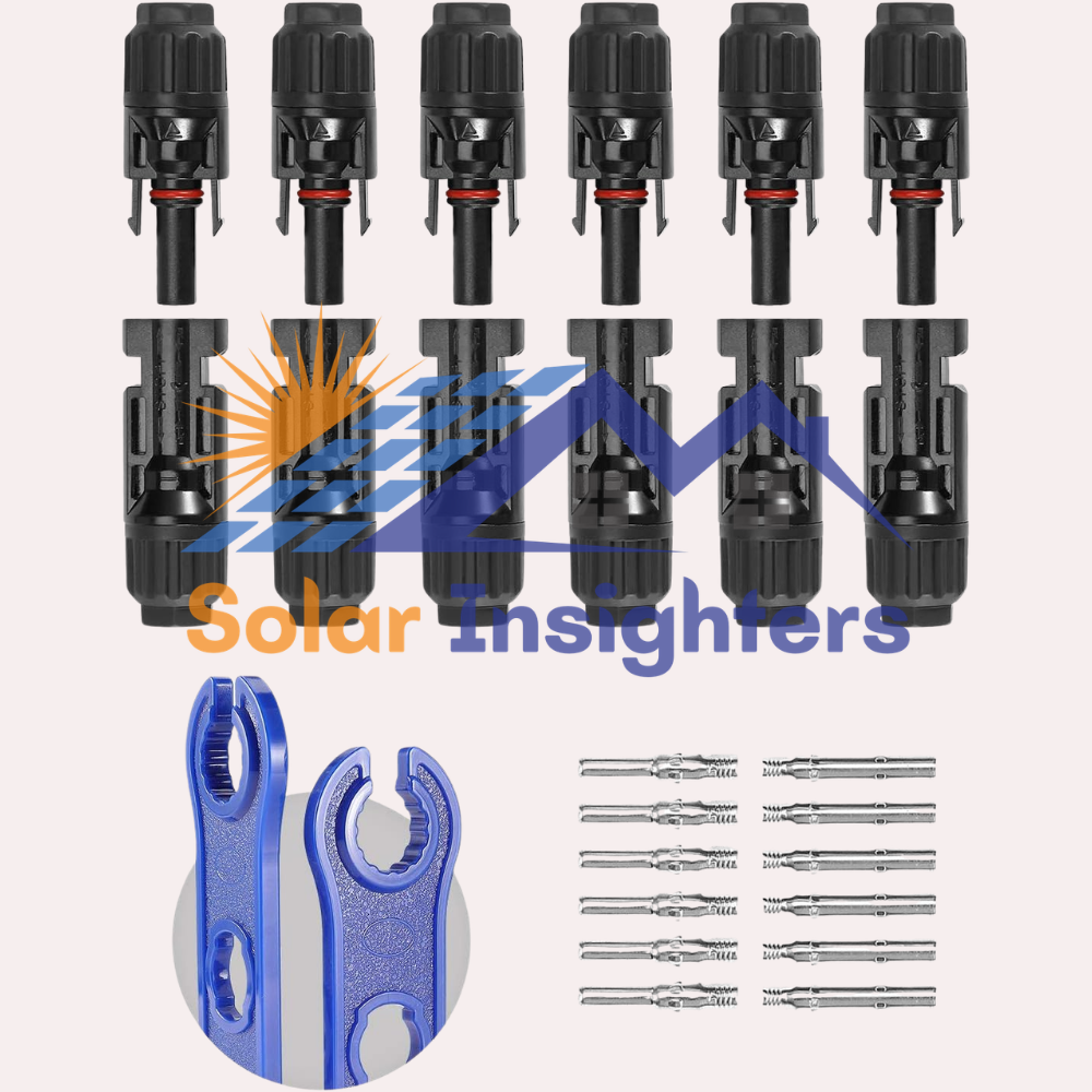 BougeRV 6 Pairs Solar Panel Cable Connectors