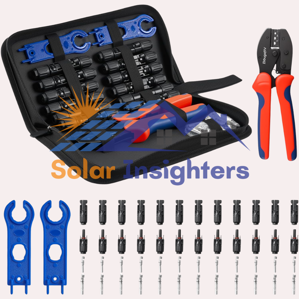 BougeRV Solar 12 Pairs Connectors With 2 Spanner