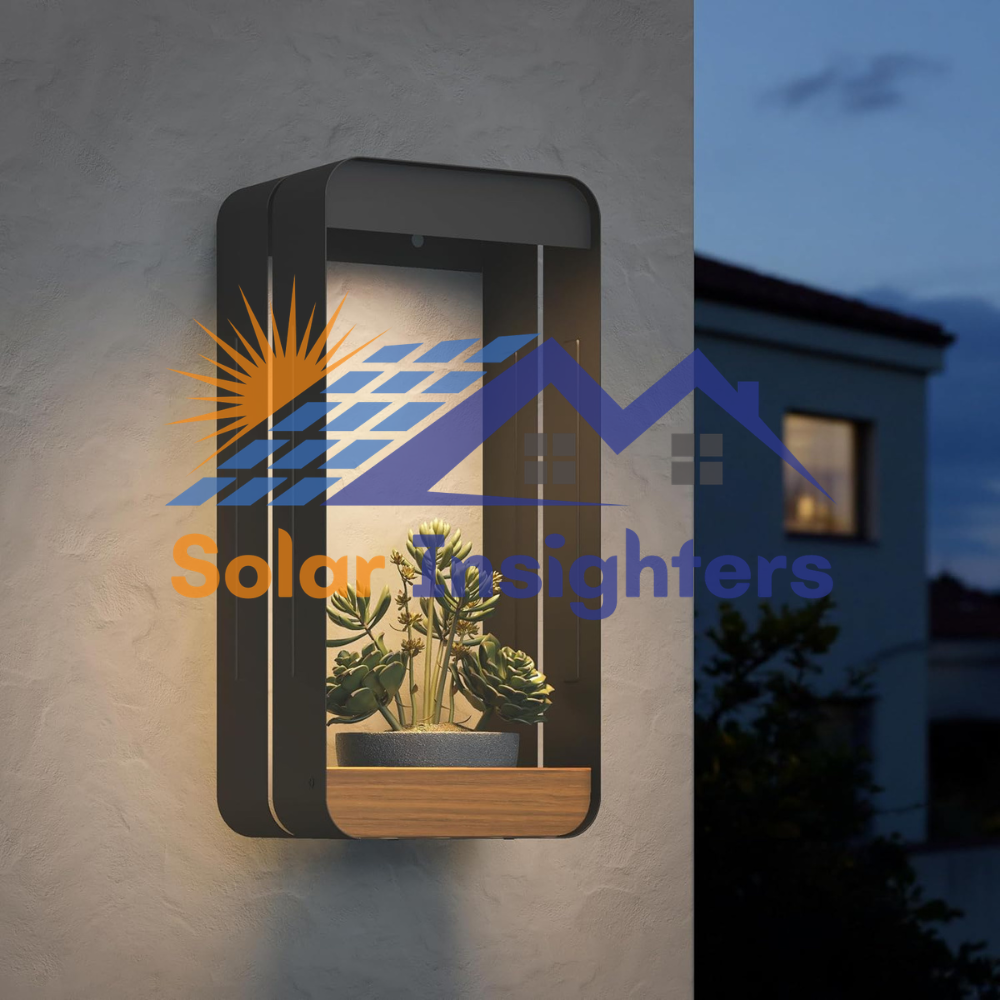 Grand patio Outdoor LED Solar Wall Sconce
