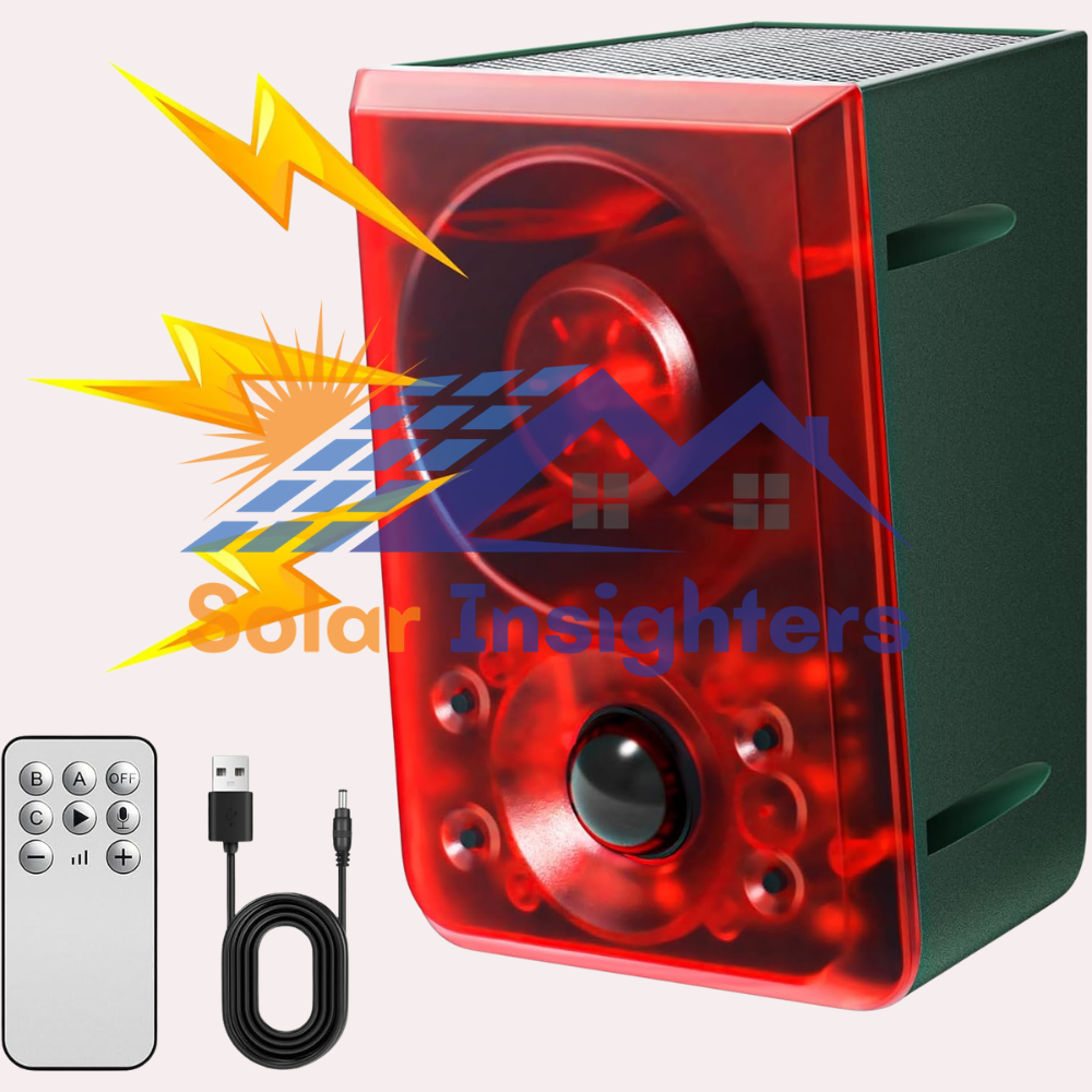 OUDAER Solar Outdoor Motion Sensor Alarm