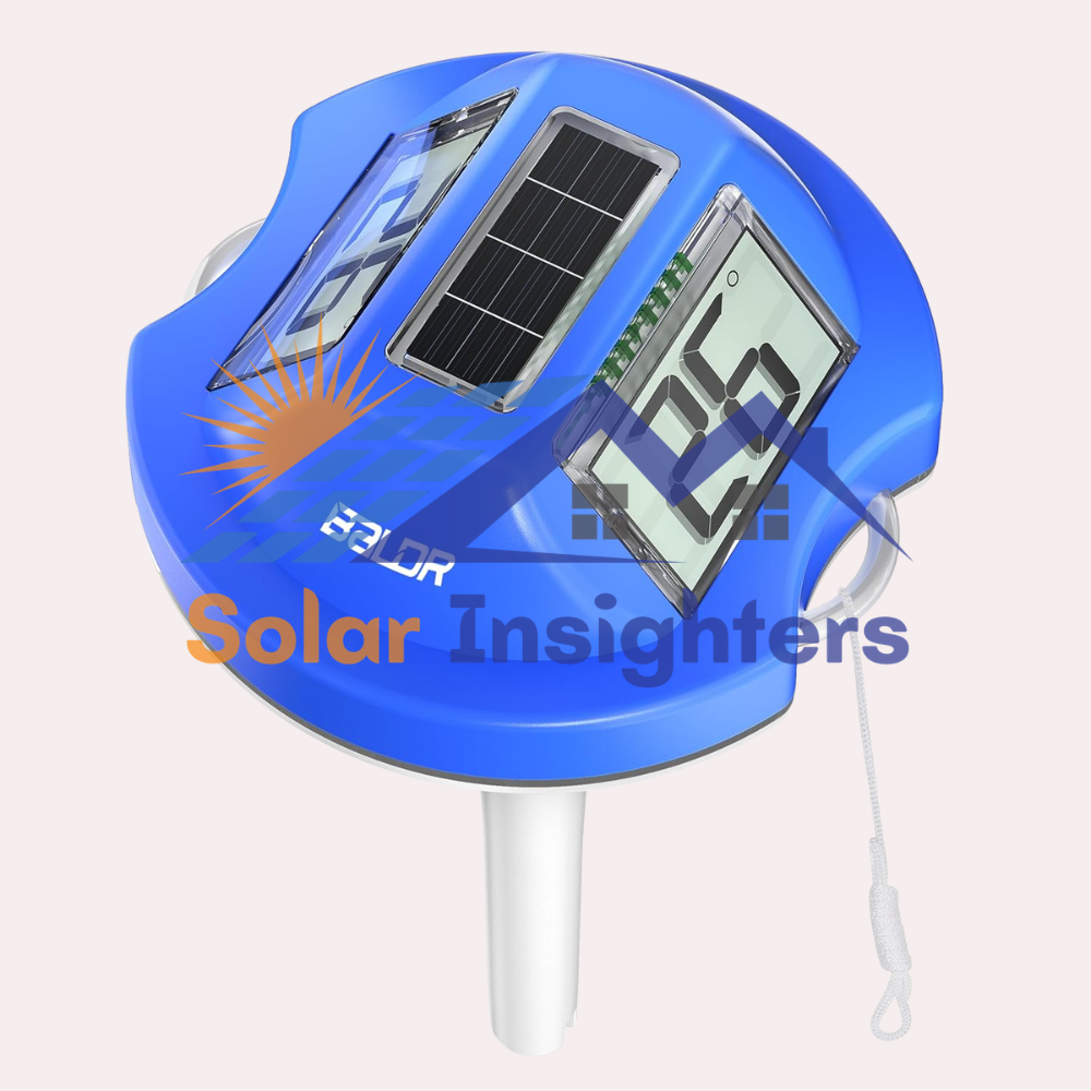 Solar Digital Pool Thermometer with Dual Large Screens