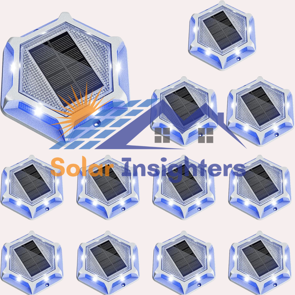 VOLISUN 12 Pack Solar Driveway Dock Lights