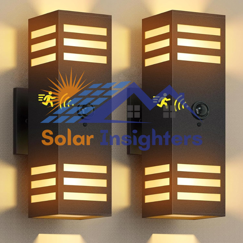 wowlite 2 Pack Motion Sensor Outdoor Lights